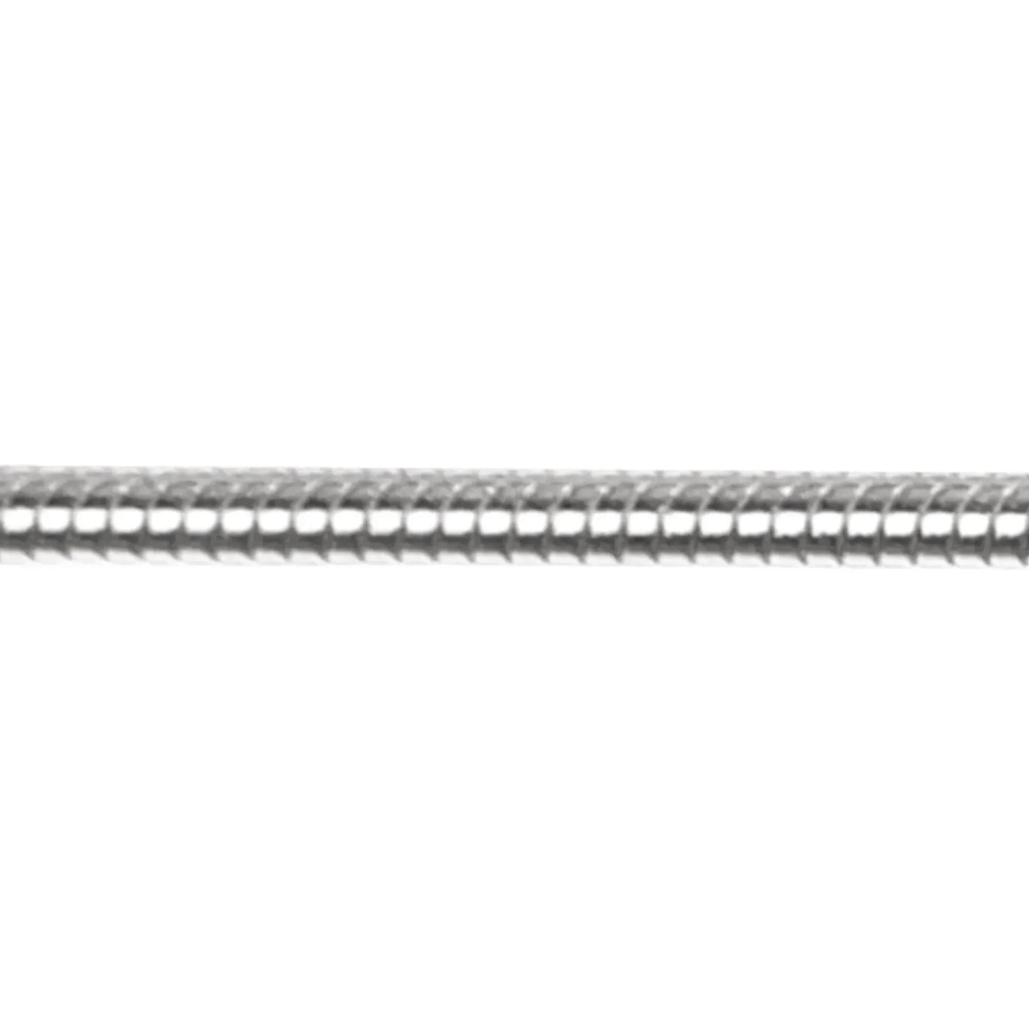 Bracelet de cheville ou bracelet serpent en argent sterling pour poignet large, Coeur Ne m'oublie pas