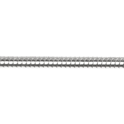 Bracelet de cheville ou bracelet serpent en argent sterling pour poignet large, Coeur Ne m'oublie pas